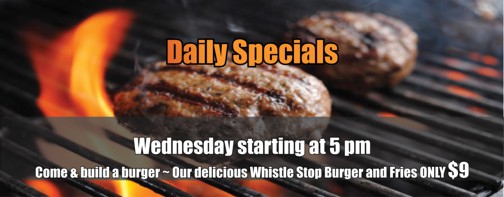 Wednesday Specials at The Whistle Stop Pub